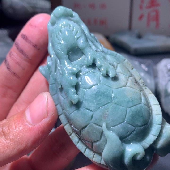 翡翠未镶嵌颈饰保真天然A货翡翠