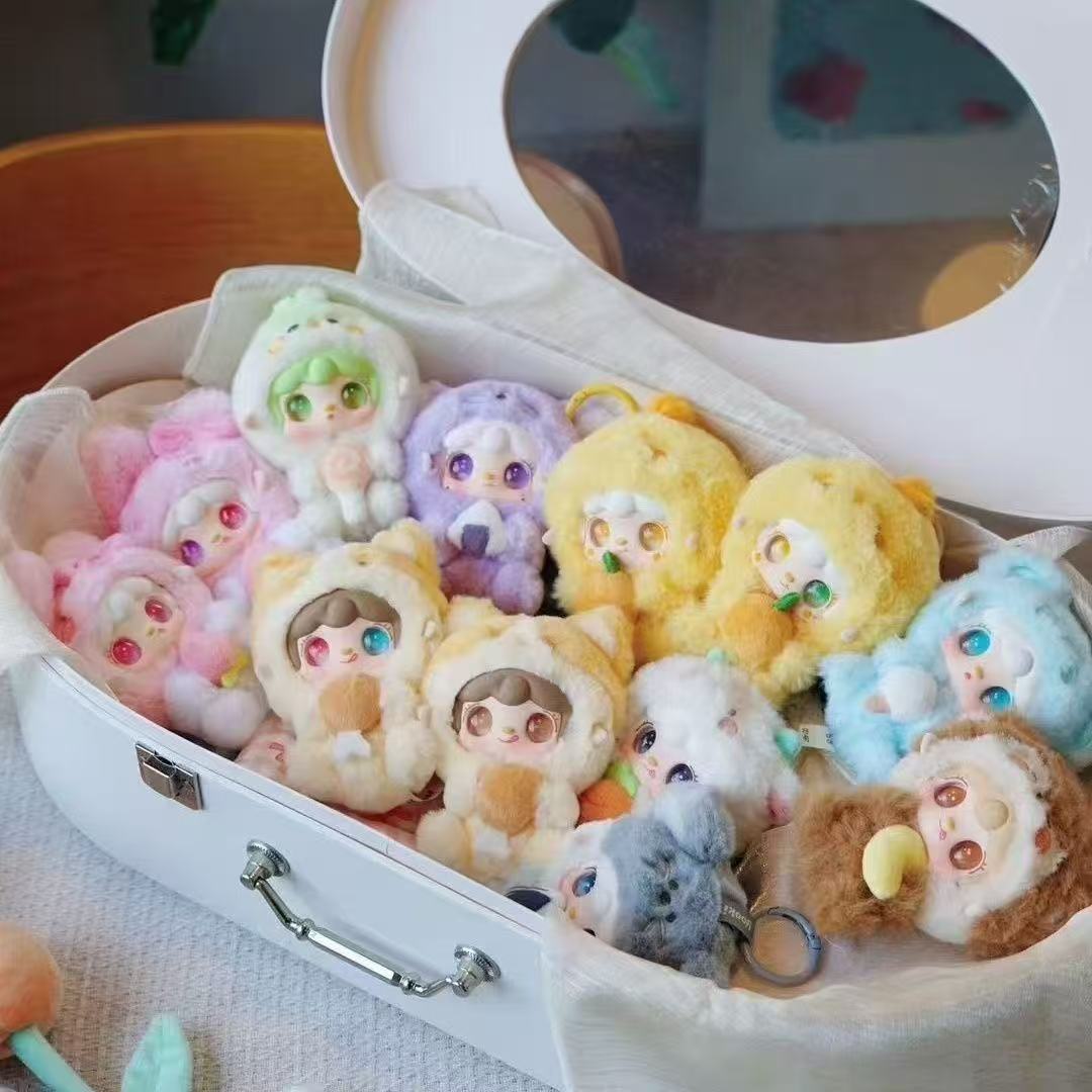 【平拆】yooki氧氧十代抱抱美食毛绒盲盒潮玩包包挂件玩偶公仔女生