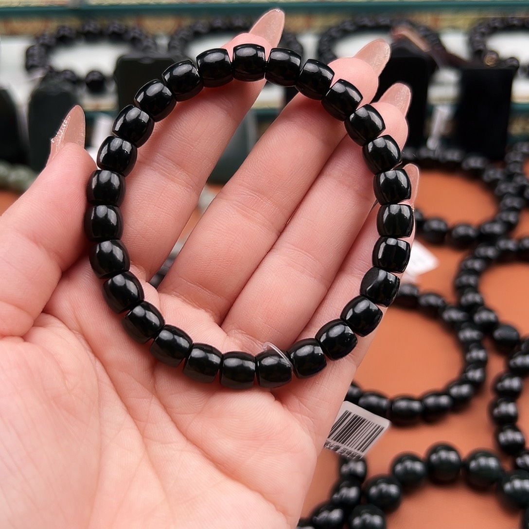 幻***影和田玉未镶嵌手串