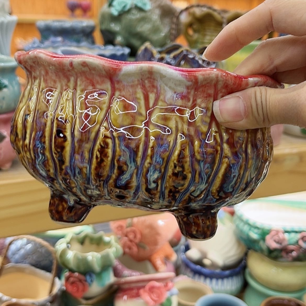 【闪购商品】陶瓷花盆