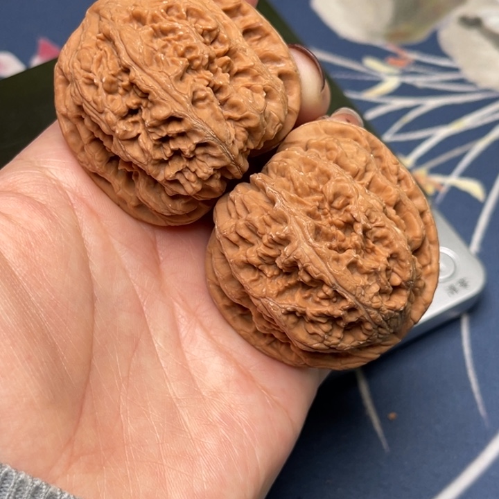 文玩核桃把件粗筋46