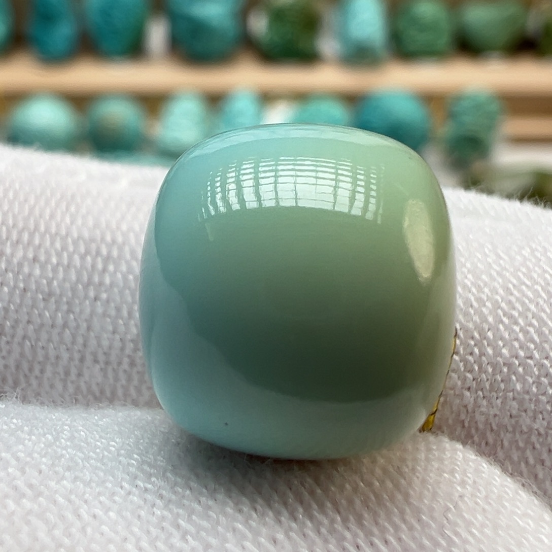 绿松石未镶嵌配饰11.8×10.7