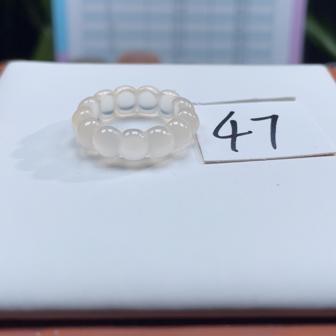 玛瑙/玉髓未镶嵌戒指Z17.4港15