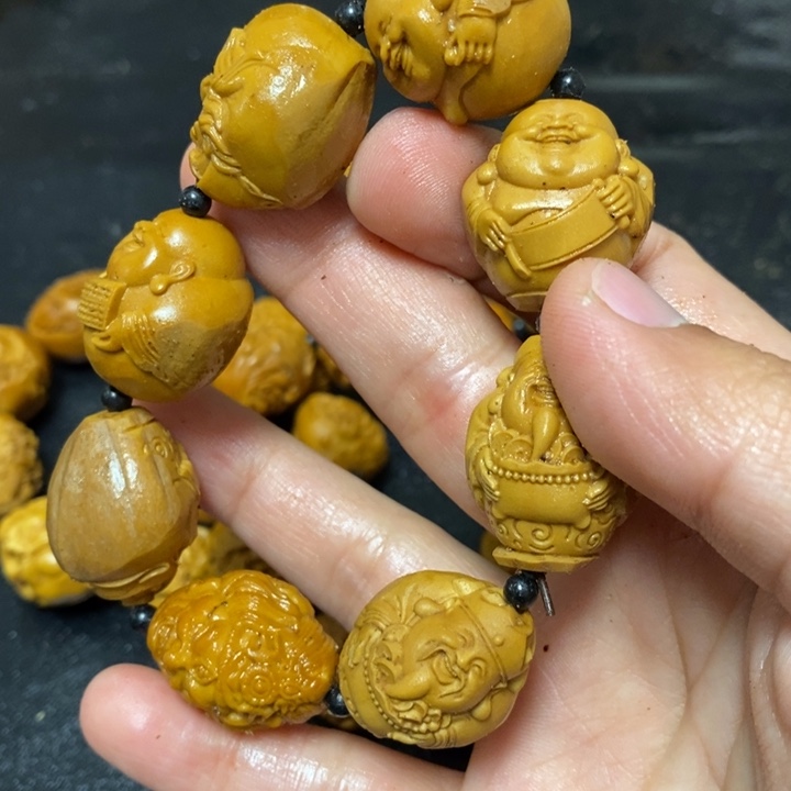 橄榄核手串/手链橄榄微瑕2.4包衣财迷