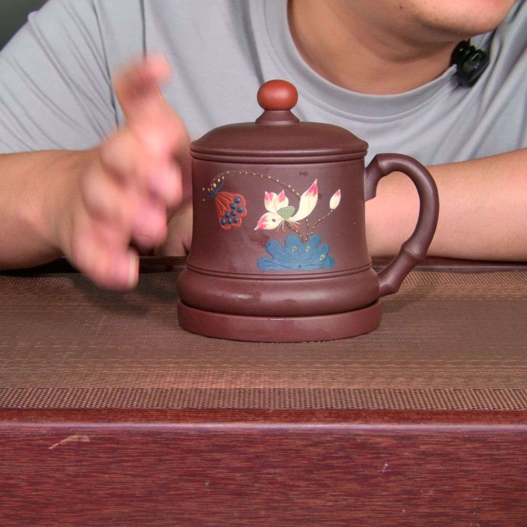 茶杯紫砂高货放漏