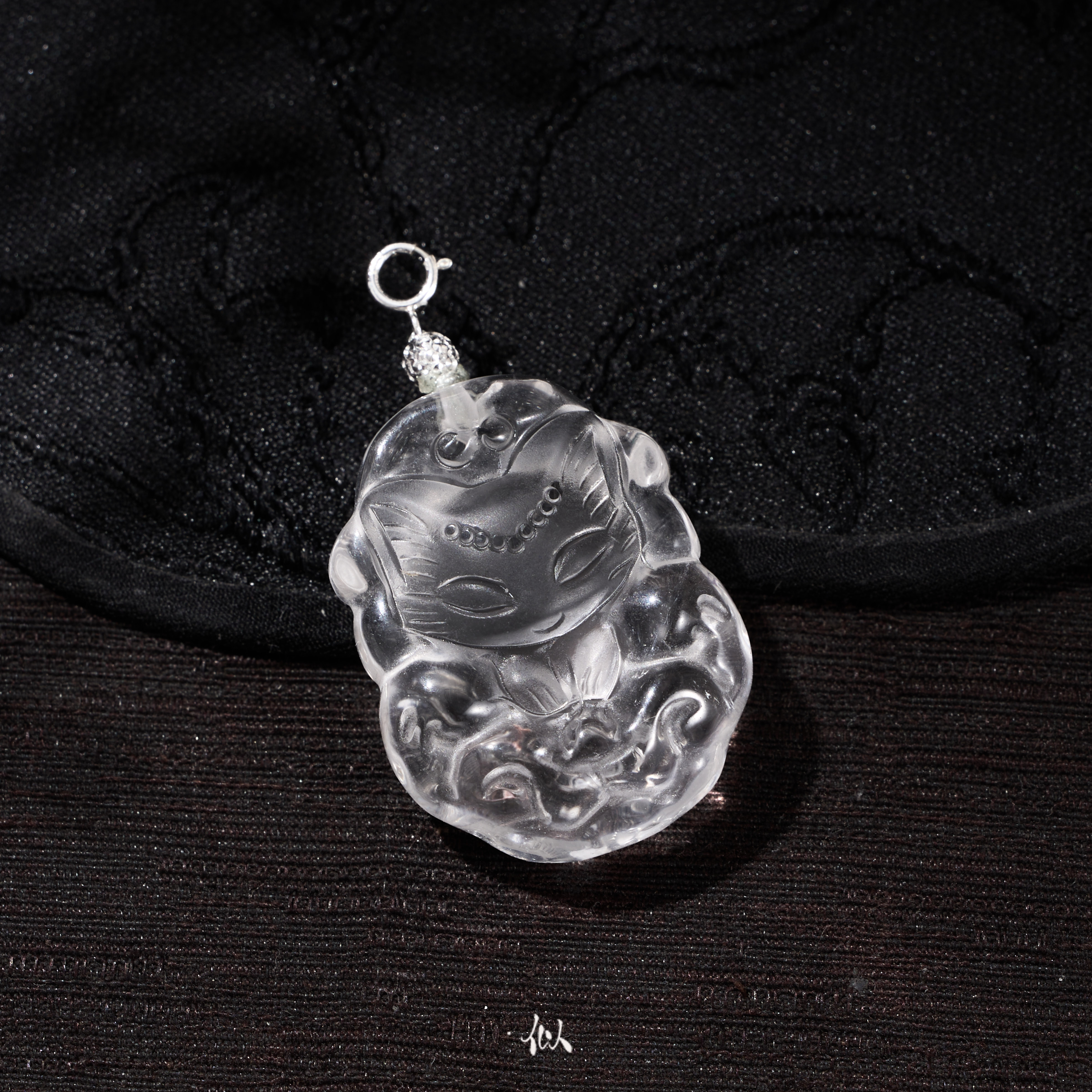 【小九】·似梓珠宝· 白水晶凤九吊坠  SZCC1650180