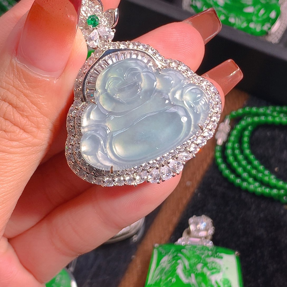 翡翠吊坠(不含链)未镶嵌