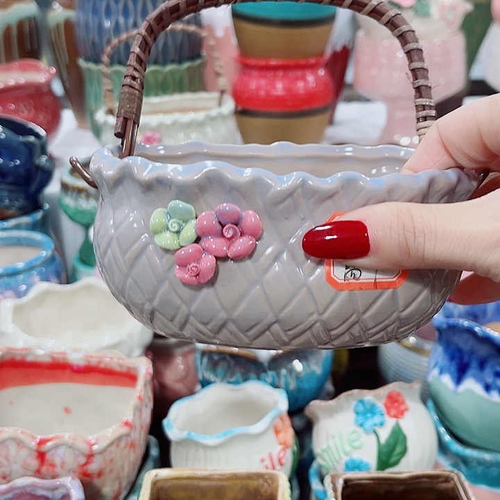 多肉陶瓷花盆满10元包邮