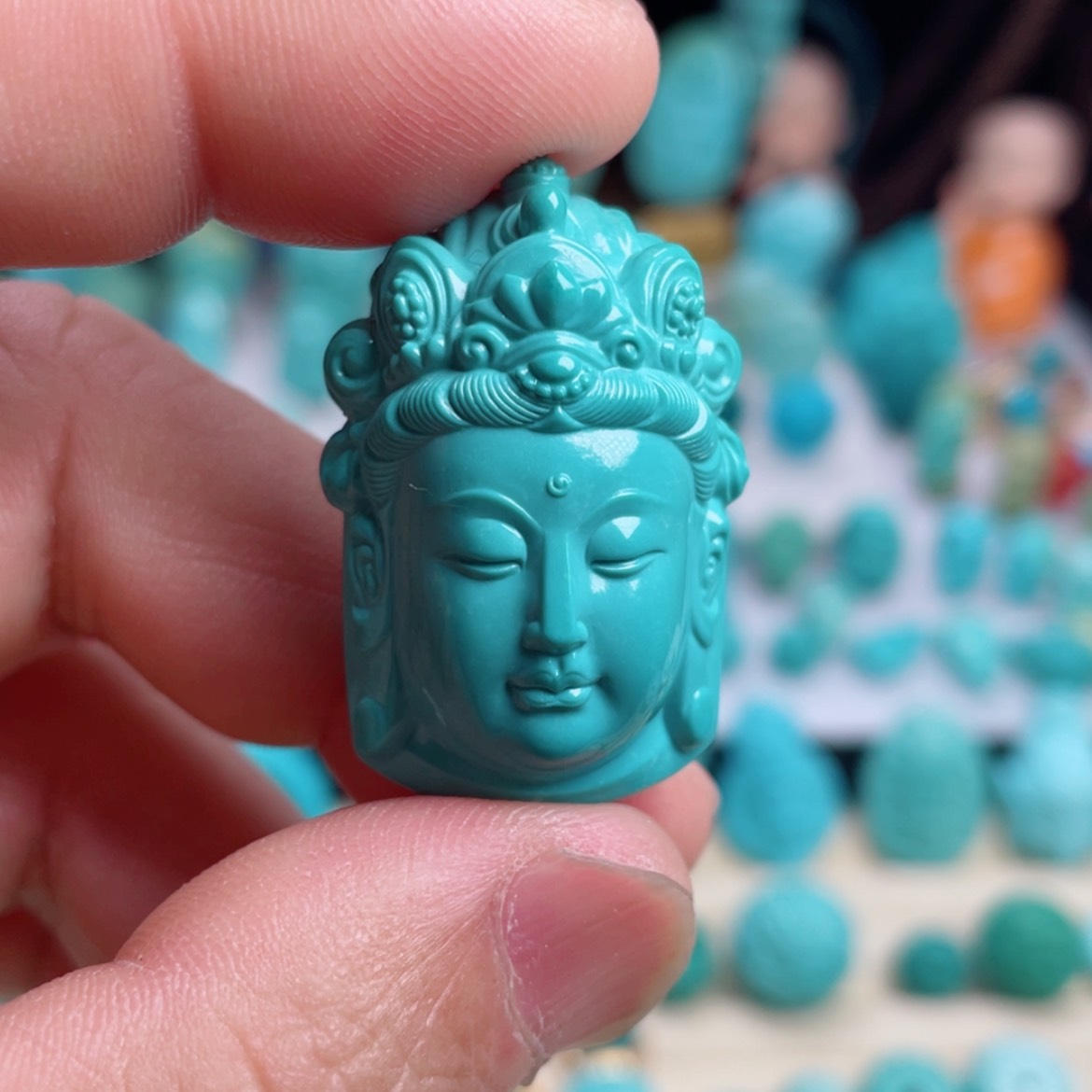 【闪购商品】绿松石吊坠(不含链)未镶嵌