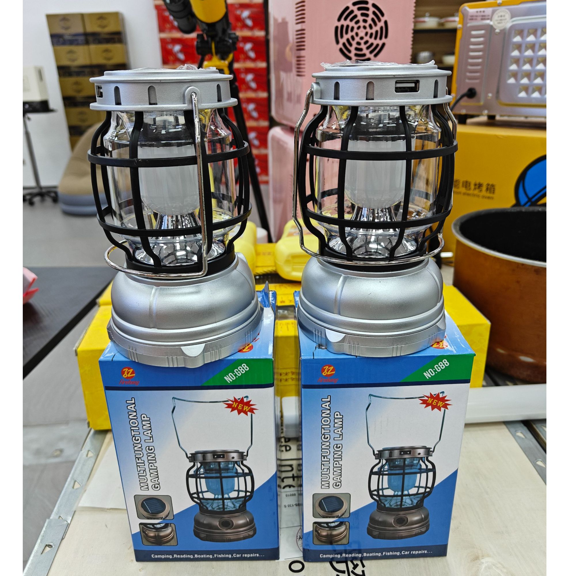 太阳能充电马灯户外照明野营帐篷灯超亮应急挂式露营灯礼品