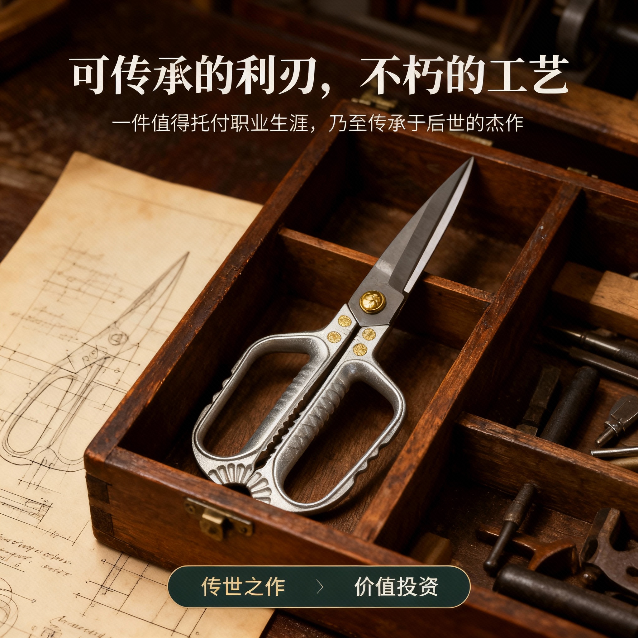 家用剪刀特锋利剪刀剪布裁缝剪强力工业剪刀剪子大头剪厨房剪裁布