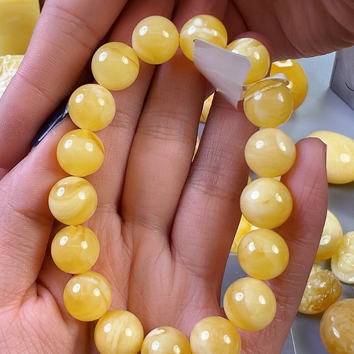 蜜蜡颈饰未镶嵌蜜蜡