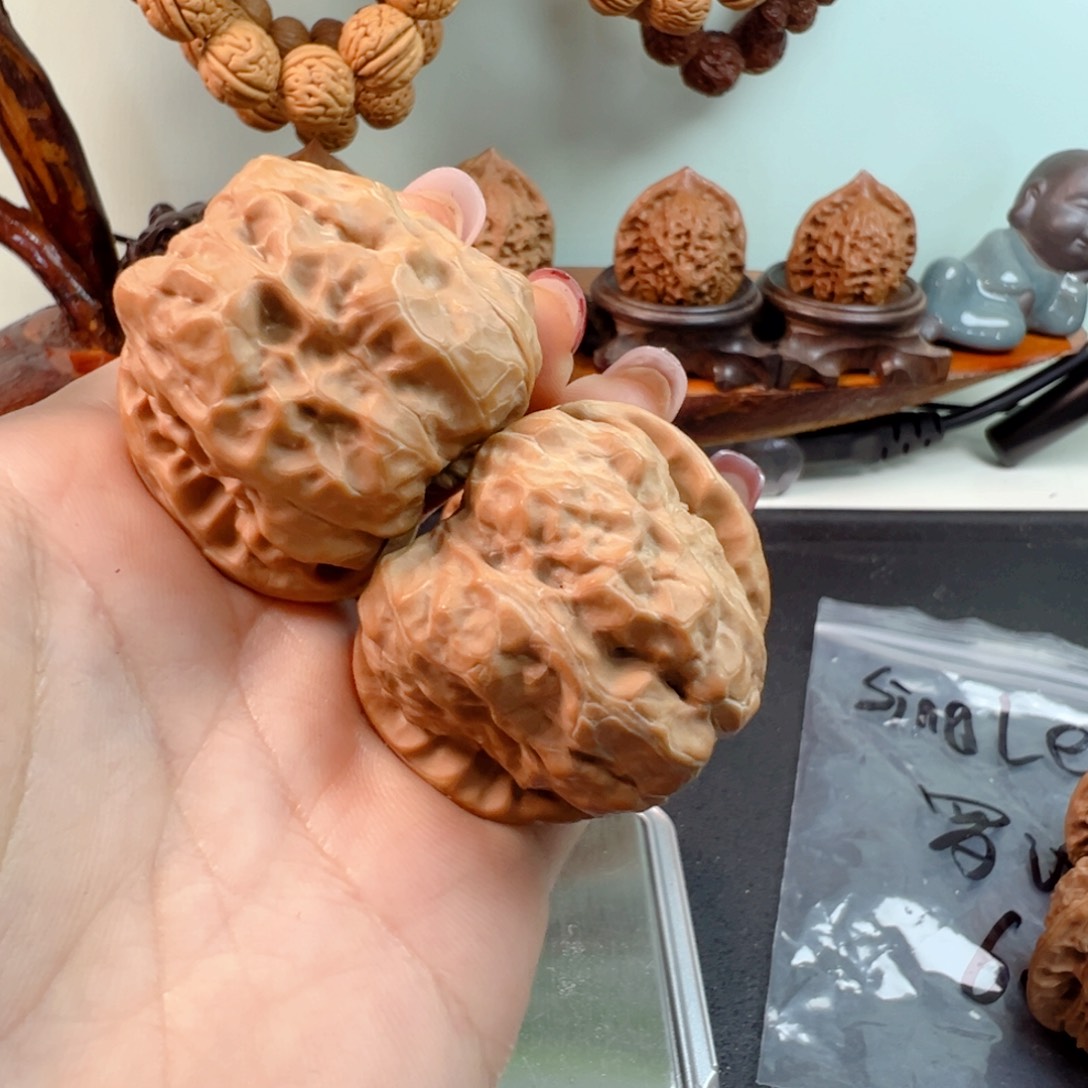 文玩核桃把件鱼*秒蛤蟆手把件