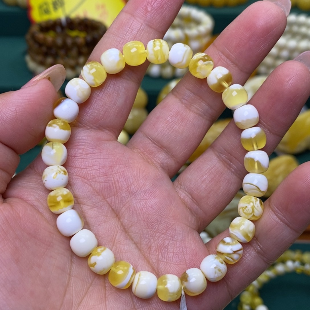 蜜蜡未镶嵌裸石7.5➕