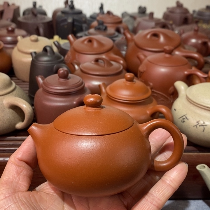 紫砂茶壶微瑕处理一把