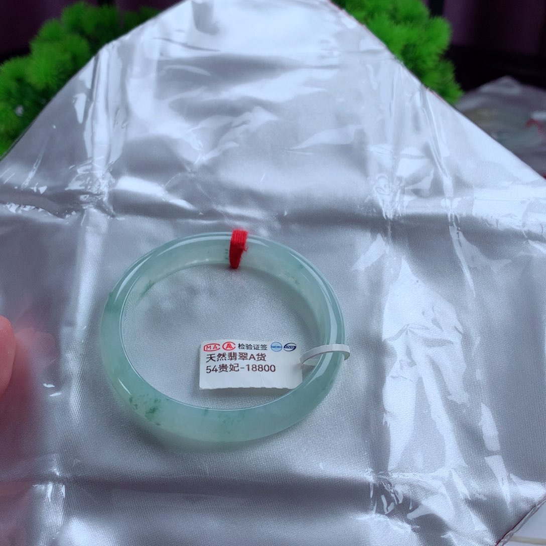 翡翠手镯未镶嵌缅甸翡翠天然手镯