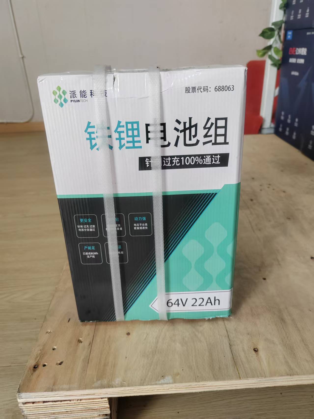 中兴派能/磷酸铁锂64V22AH/尺寸292*184*156mm（55-75km）＋充电器