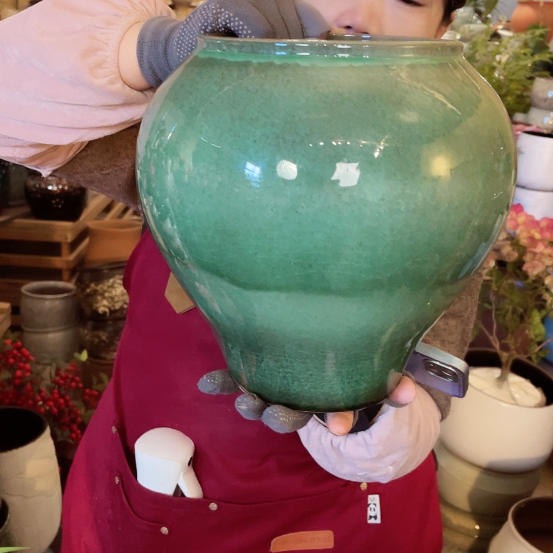 紫砂花盆高度24口径16