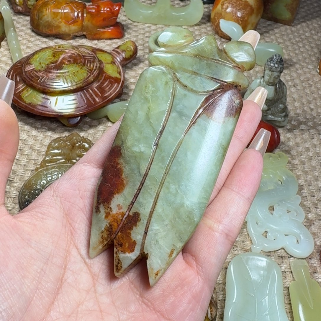 吊坠白玉菩提挂件