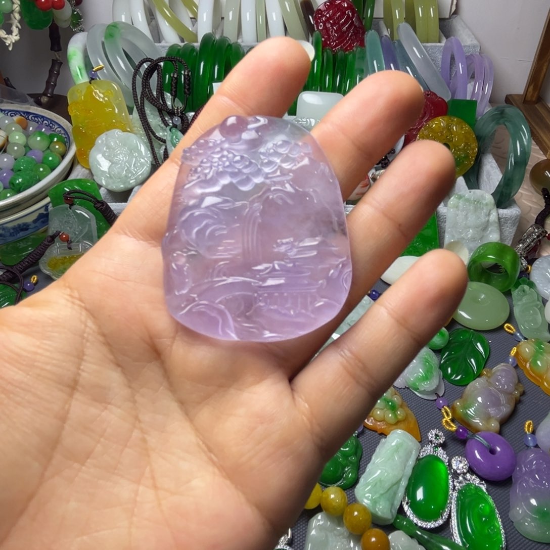 翡翠未镶嵌手链翡翠未镶嵌颈饰手饰挂件