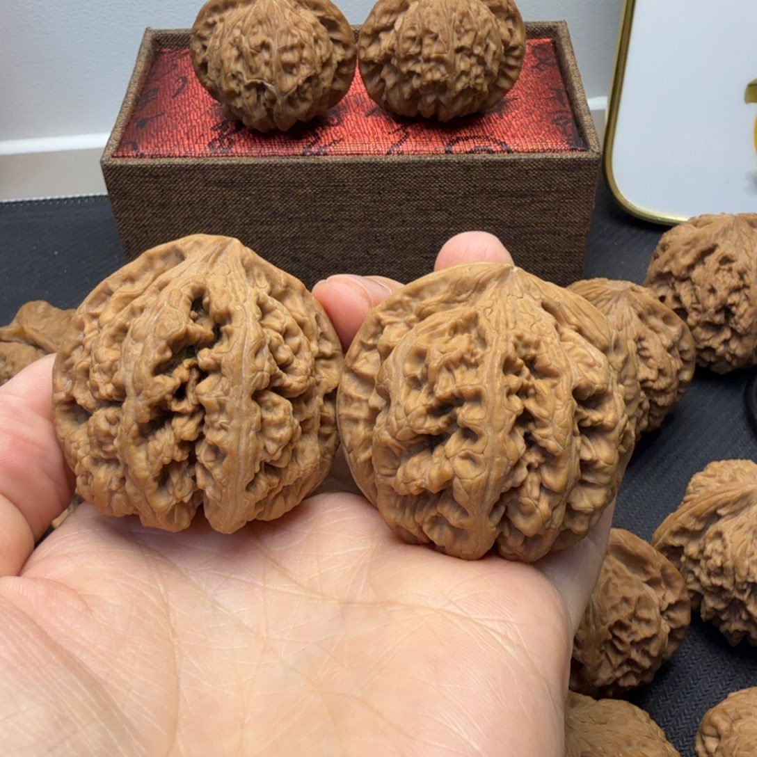 把件文玩核桃球筋44➕