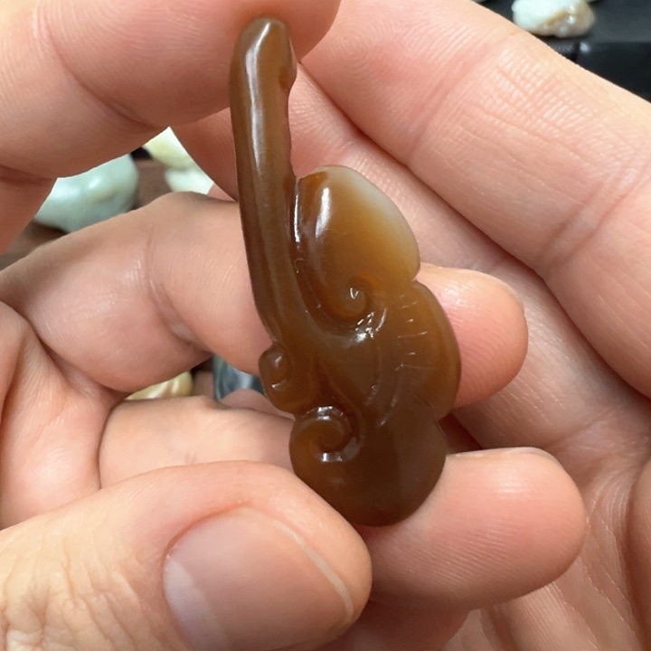 吊坠(不含链)未镶嵌和田玉（糖玉）