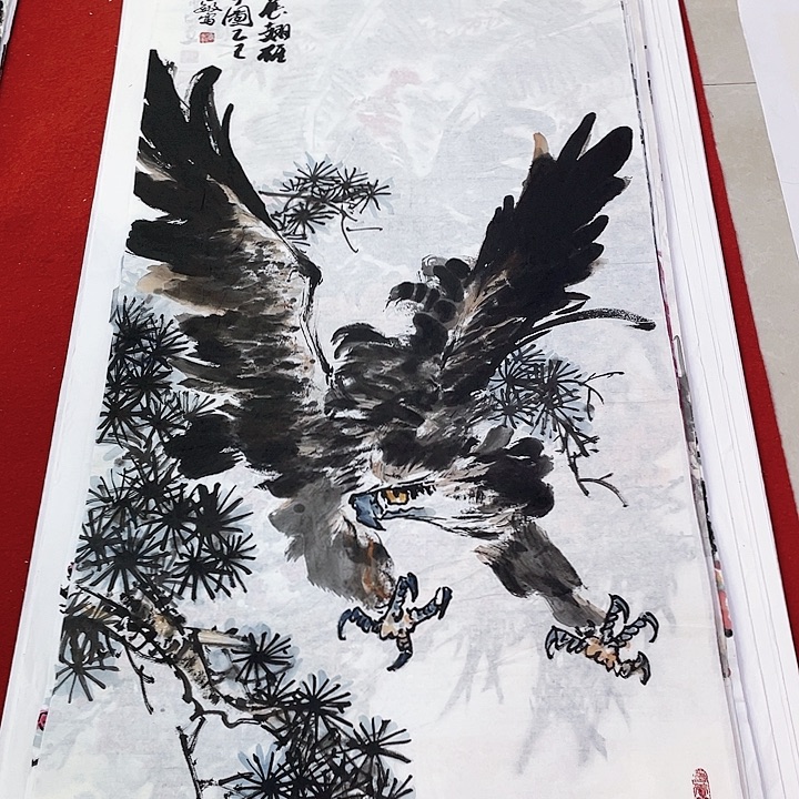 国画张圣敏先生纯手绘作品