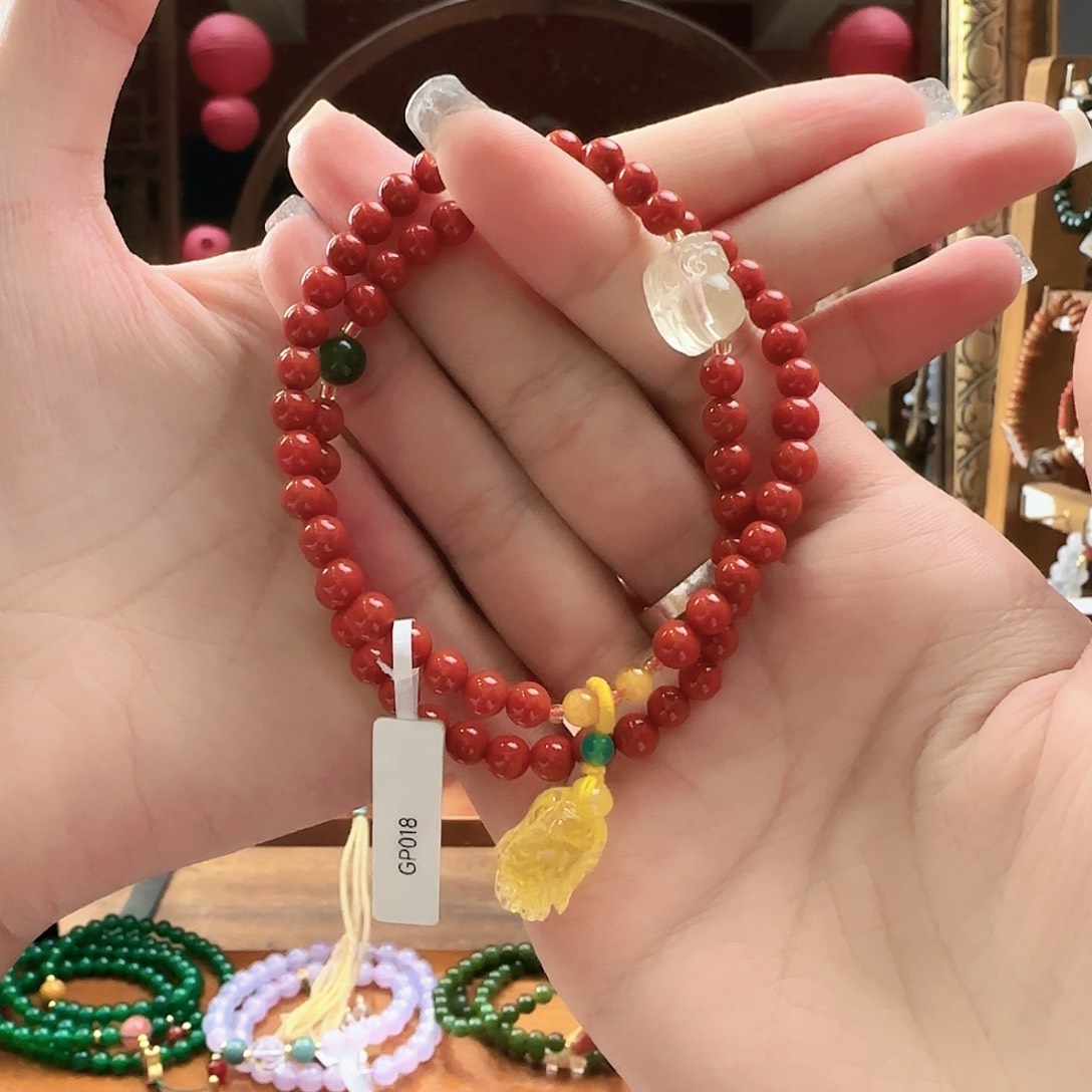 未镶嵌手链南红玛瑙蓝*GP018