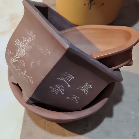 临***毛透气透水花盆花器