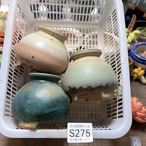 紫砂花盆275微瑕品口径5厘米左右的