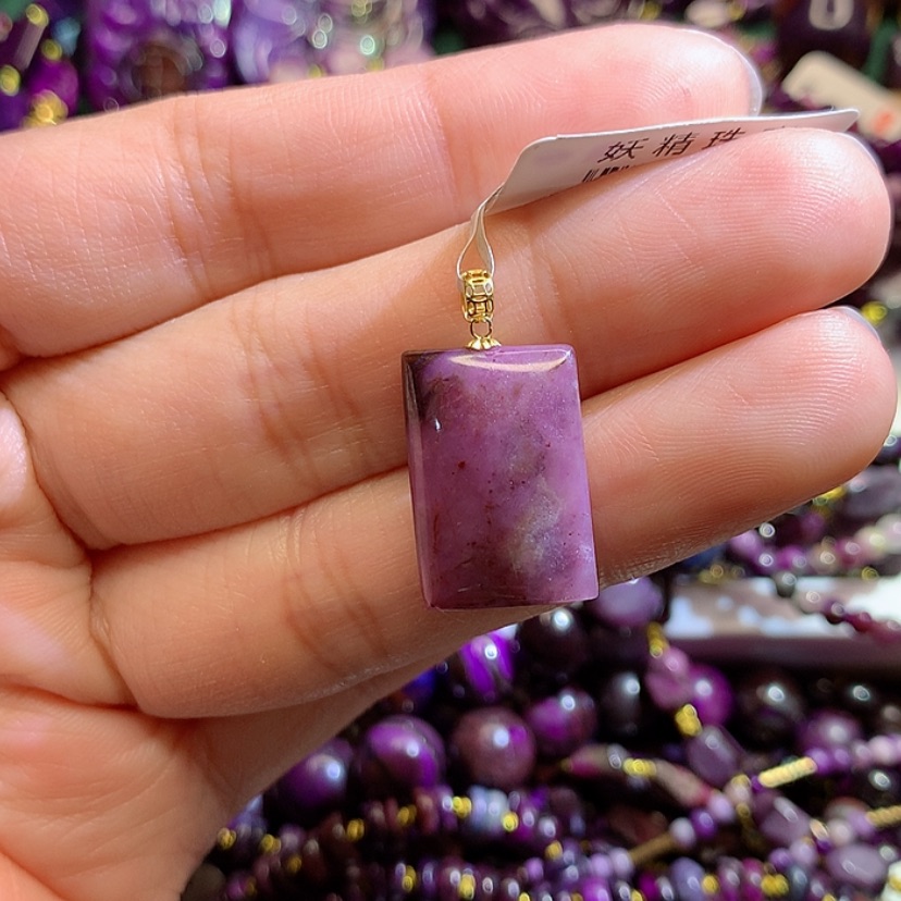 【闪购商品】苏纪石（舒俱来）吊坠18K金镶嵌邳****慧