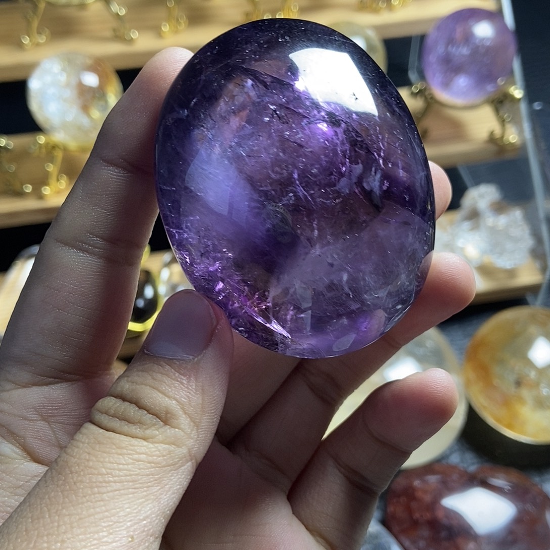 水晶未镶嵌珠宝半成品