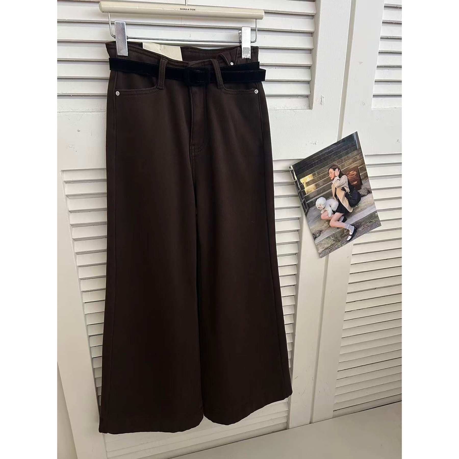 2885-9韩系复合绒牛仔裤100