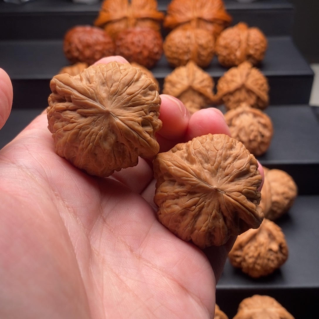 把件文玩核桃42尺全品平谷铁锤