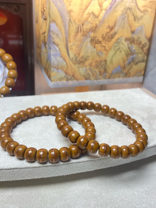 衣锦文玩紫金鼠实心金腰带款老型精工少棕少线手串情侣男友礼物女