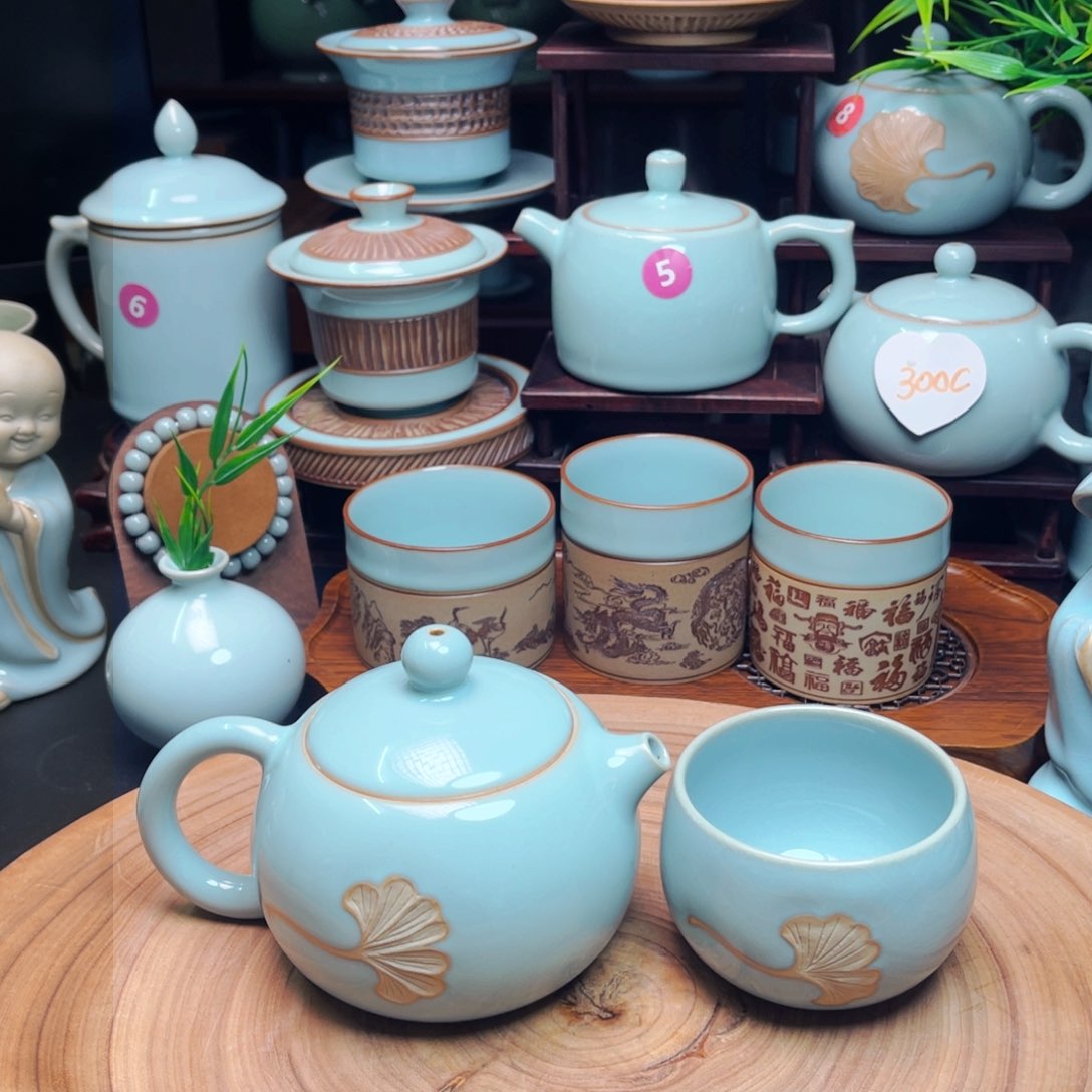 【闪购商品】汝州单壶，壶，壶，杯，盖碗
