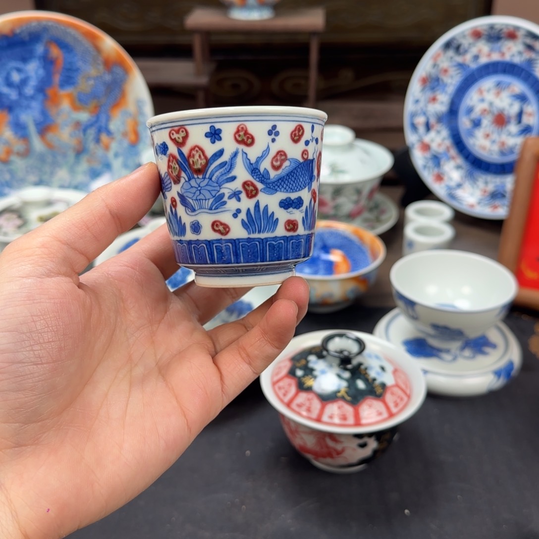 杯隐****0景德镇手工手绘陶瓷