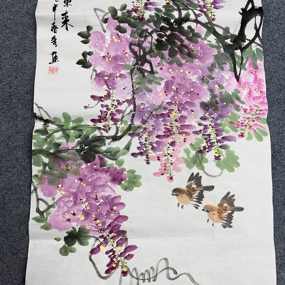 国画纯手绘作品图