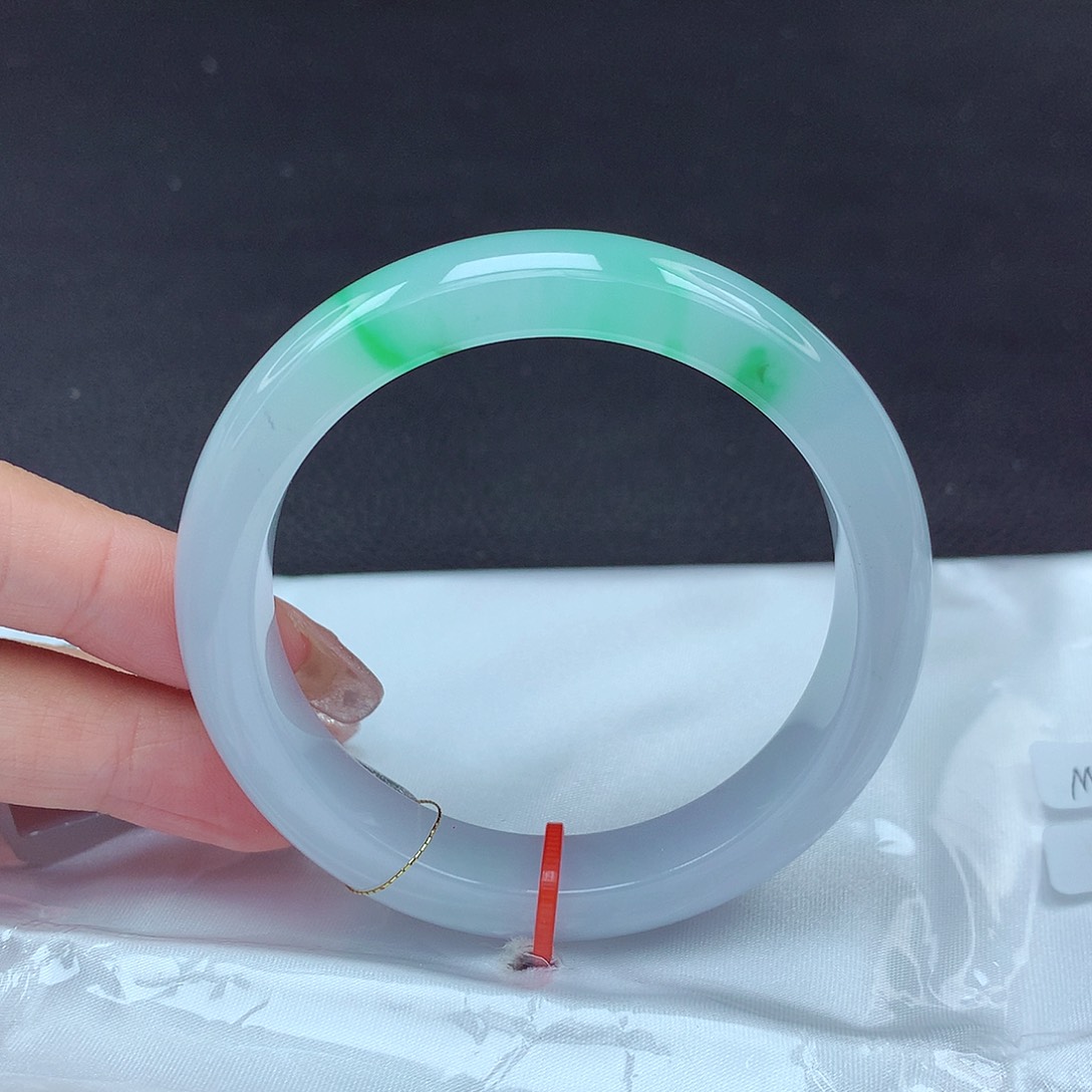 未镶嵌手镯翡翠54圈861