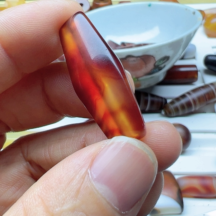 游***龙玛瑙/玉髓手链未镶嵌