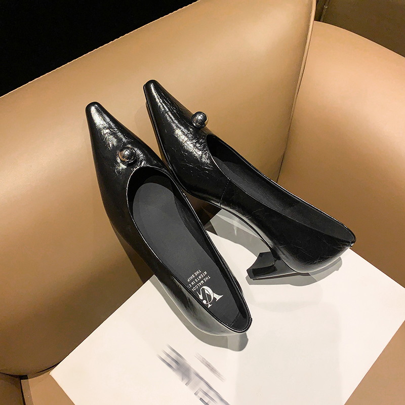 DJ时尚单鞋-A6013黑色