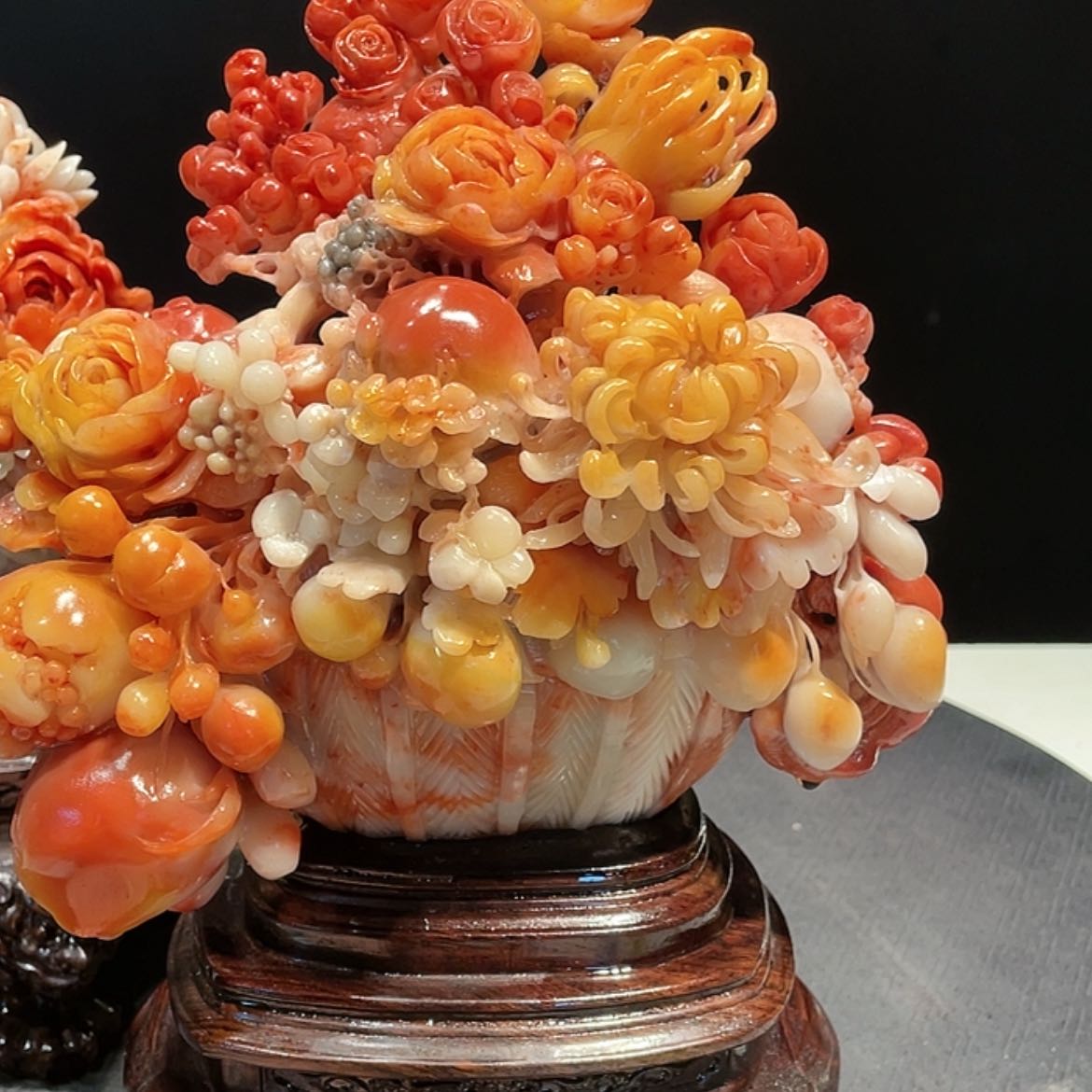 【闪购商品】寿山石三*哥花开富贵