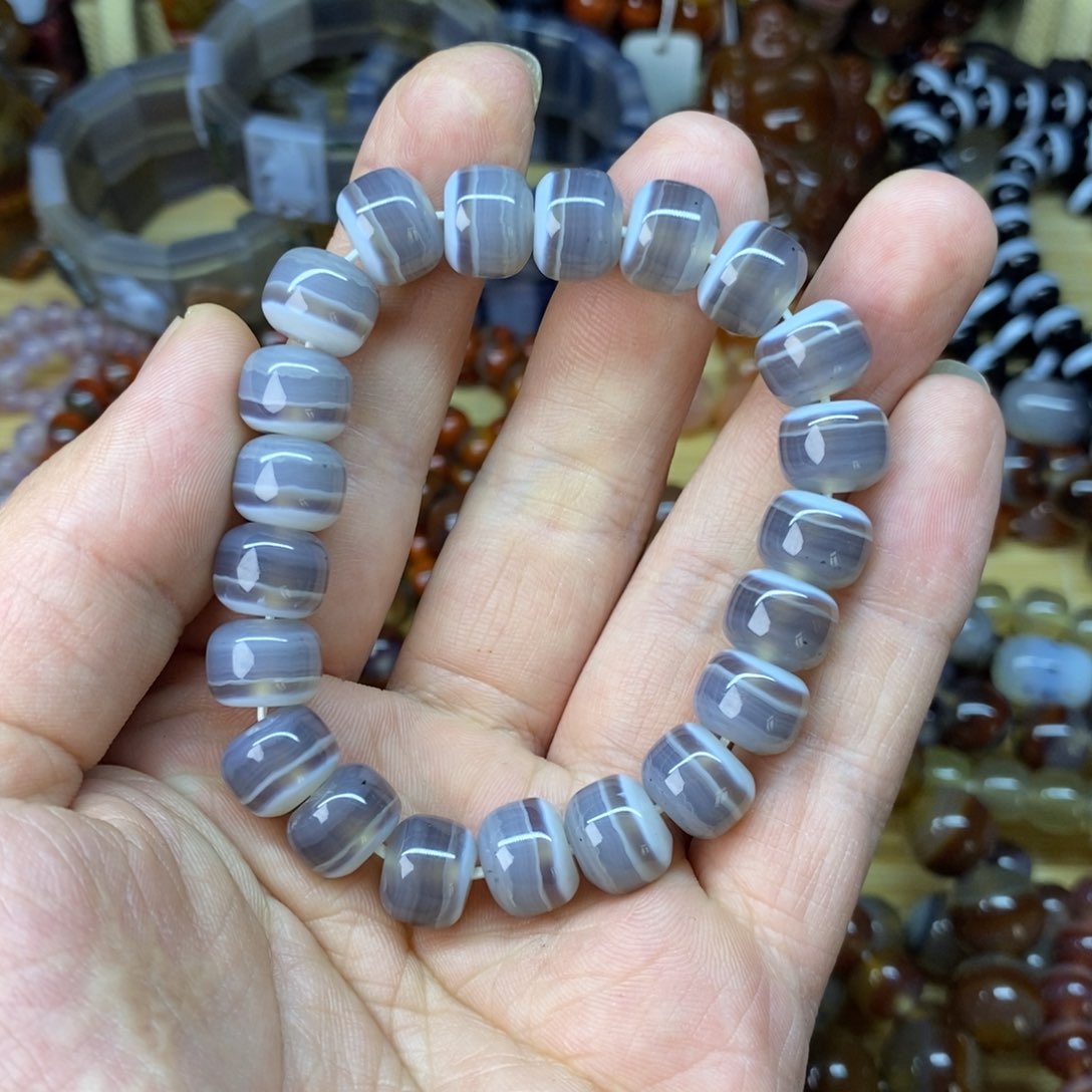 玛瑙/玉髓手链未镶嵌