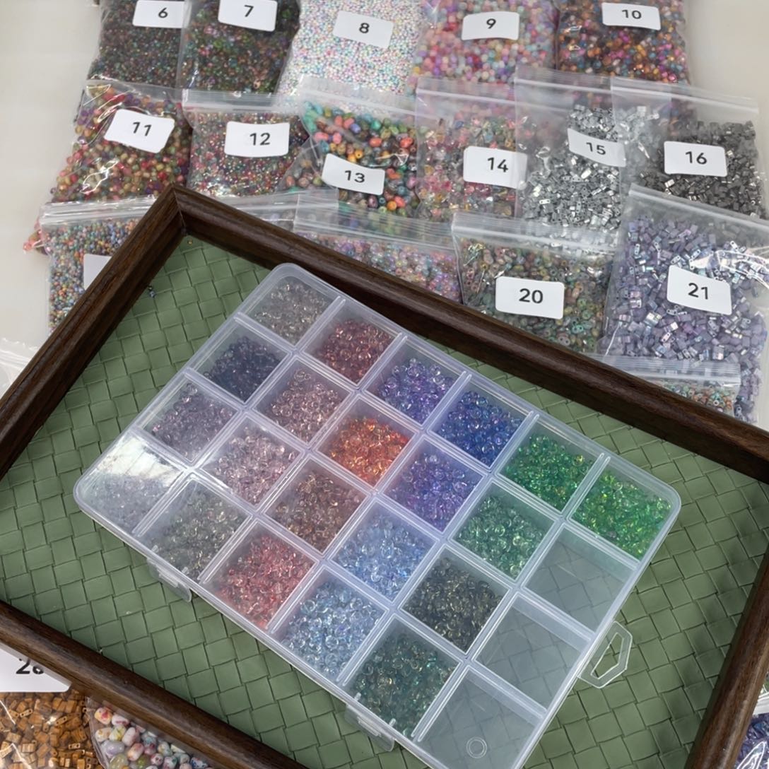 哇***咔玻璃4.0双色渐变水滴珠