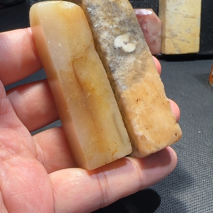 寿山石福集福寿山石印章
