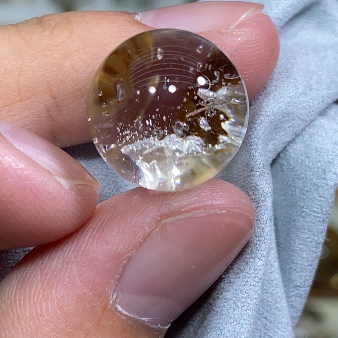 未镶嵌珠宝半成品水晶16.3m