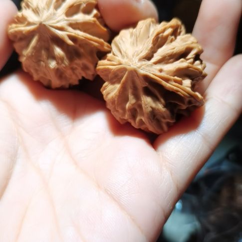 猴头核桃吊坠34三棱