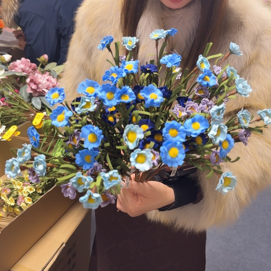 74号「闪购」仿真花，公主请下单