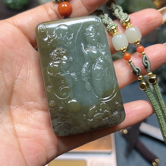 和田玉挂件未镶嵌