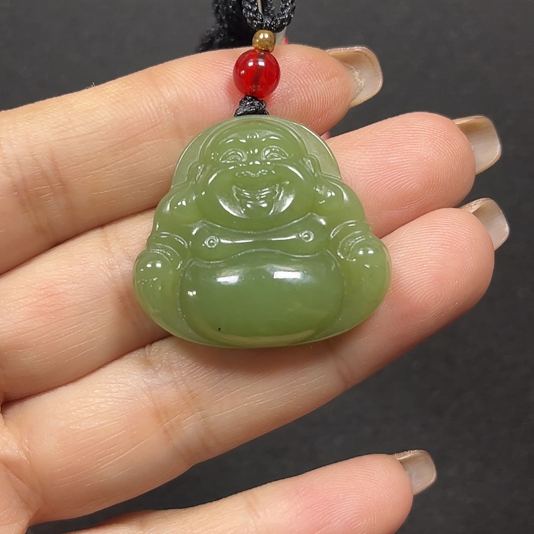 和田玉未镶嵌吊坠(不含链)